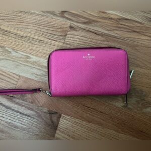 Kate Spade Hot Pink Wristlet Wallet